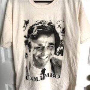 TV Crime Show Detective COLUMBO (Peter Falk) T-shirt Extra Large Ecru Unbranded